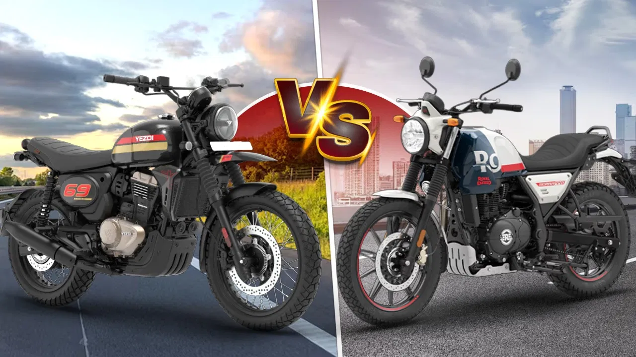 Yezdi Scrambler vs Royal Enfield Scram 440: કઈ સ્ક્રેમ્બલર બાઈક ખરીદવી સમજદારી ભર્યો નિર્ણય?